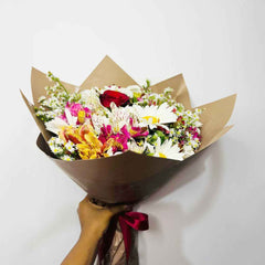 Autumn Harvest Mixed Bouquet - Seasonal Flower Delivery Sri Lanka