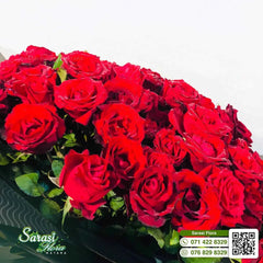 Stunning Grand Premium 75 Red Rose Bouquet