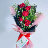 Royal Red Rose Bouquet - Luxurious Flower Delivery Sri Lanka
