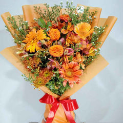 Autumn Harvest Luxury Bouquet - Premium Flower Delivery Sri Lanka