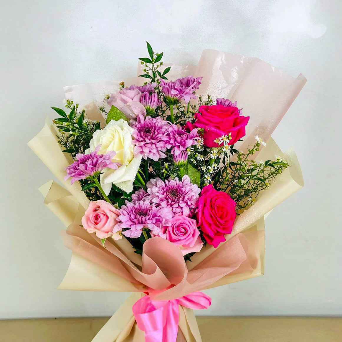 Purple Passion Mixed Bouquet - Premium Flower Delivery Sri Lanka
