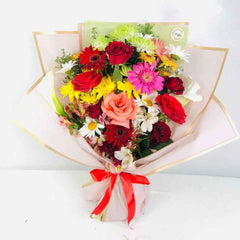 Elegant Premium Mixed Bouquet - Luxury Flower Delivery Sri Lanka
