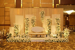 Premium White Flowers Wedding Decoration Package - Luxury Celebration Design
