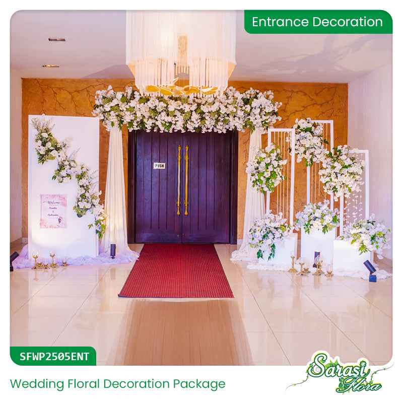 Luxury White Flowers Wedding Decoration Package - Premium Celebration Design