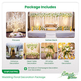 Sakura White Wedding Decoration Package - Japanese Garden Theme