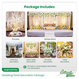 Sakura White Wedding Decoration Package - Japanese Garden Theme