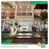 Golden Waves Elegance Wedding Decoration Package - Contemporary Wedding Stage Decor Sri Lanka