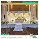 Heavenly White Opulence Wedding Decoration Package - Church & Beach Wedding Decor Sri Lanka