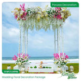 Vibrant Tropicana Bloom Wedding Decoration Package - Colorful Outdoor Wedding Decor Sri Lanka