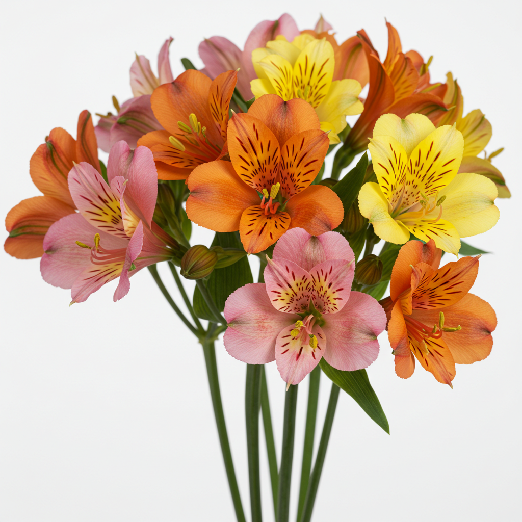 Fresh Alstroemeria Cut Flowers - Premium Peruvian Lily Inca Blooms - Sarasi Flora