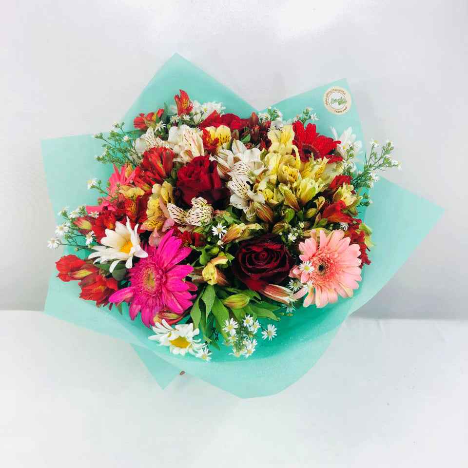 Tropical Mixed Color Bouquet - Vibrant Flower Delivery Sri Lanka