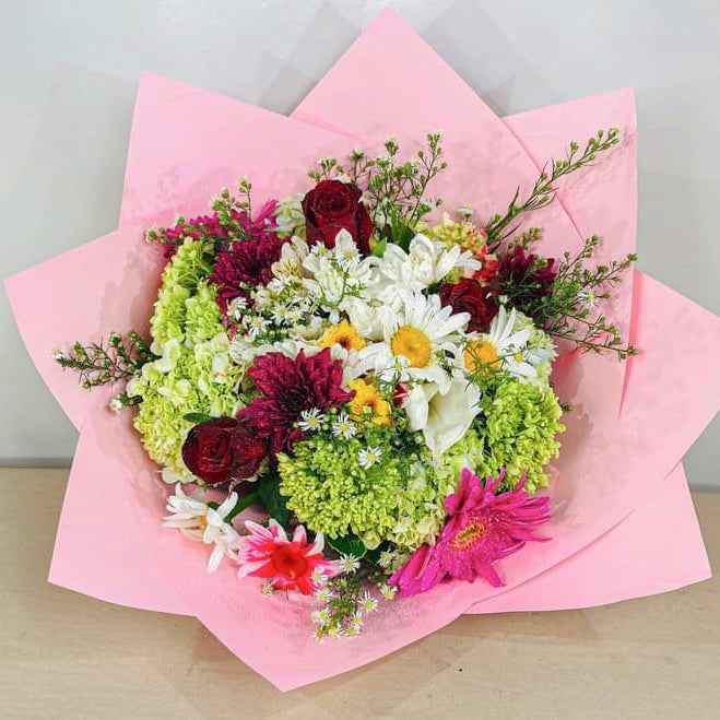 Fresh Garden Mixed Bouquet - Natural Flower Delivery Sri Lanka