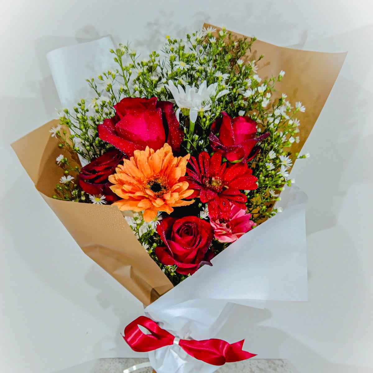 Autumn Warmth Mixed Bouquet - Seasonal Flower Delivery Sri Lanka