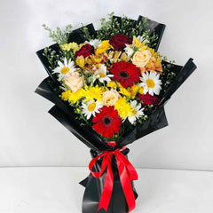 Bold Statement Mixed Bouquet - Dramatic Flower Delivery Sri Lanka
