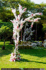 Elite Sakura Oil Lamp Decoration - Traditional Wedding Lighting Sri Lanka