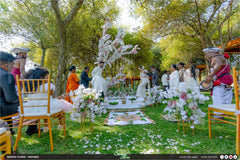 Elite Sakura Poruwa Decoration - Traditional Wedding Altar Sri Lanka