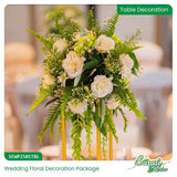 Wedding Guest Table Decoration - Elegant Floral Centerpiece Per Table Sri Lanka