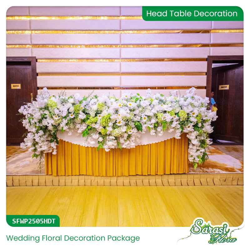 Luxury White Flowers Wedding Decoration Package - Premium Celebration Design