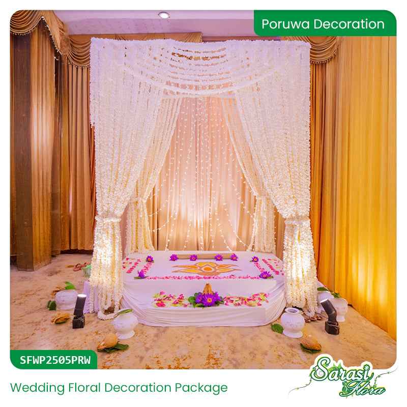 Luxury White Flowers Wedding Decoration Package - Premium Celebration Design