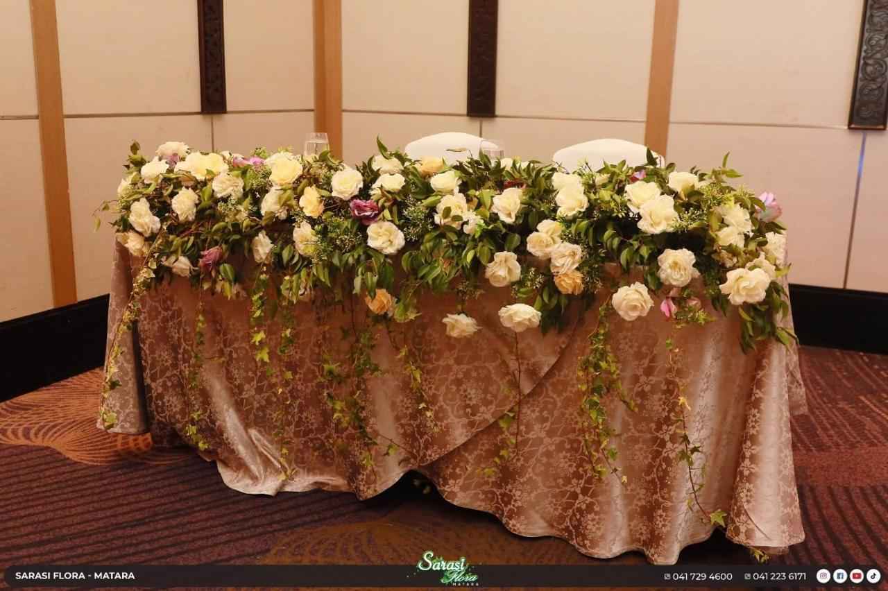 White Flowers Outdoor Wedding Decoration Package - Garden Celebration Specialist