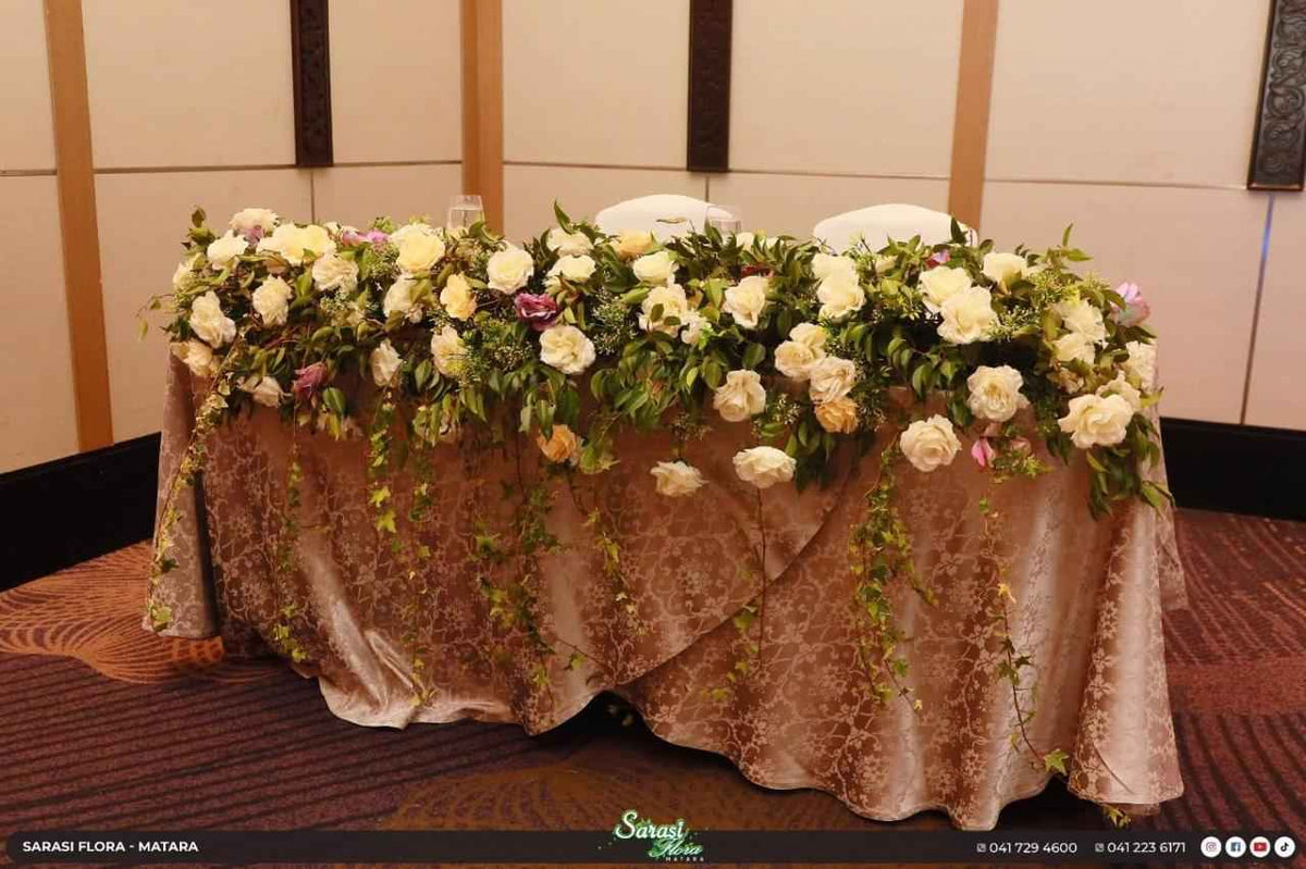 White Flowers Outdoor Wedding Decoration Package - Garden Celebration Specialist