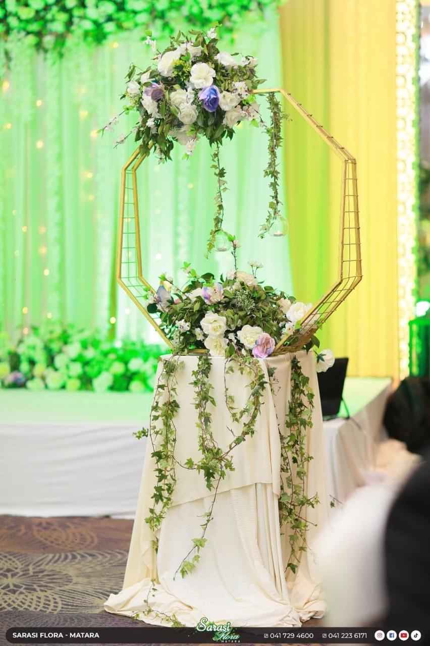 White Flowers Outdoor Wedding Decoration Package - Garden Celebration Specialist
