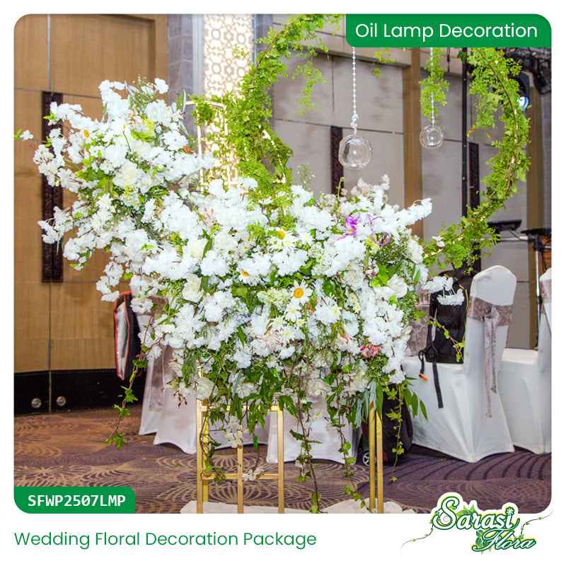 Sakura White Wedding Decoration Package - Japanese Garden Theme