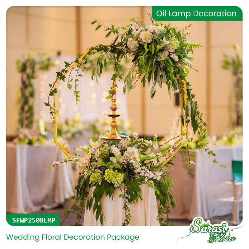 White Flowers Wedding Decoration Complete Package - Classic Elegance Design