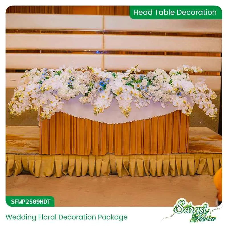 Blush Crystal Cascade Wedding Decoration Package - Complete Wedding Stage & Reception Decor Sri Lanka