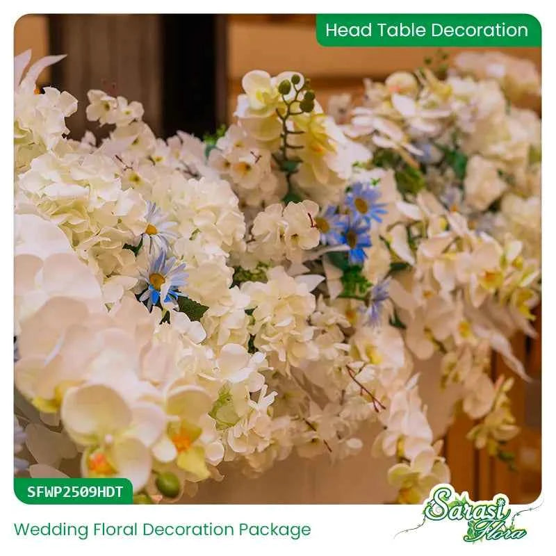 Blush Crystal Cascade Wedding Decoration Package - Complete Wedding Stage & Reception Decor Sri Lanka