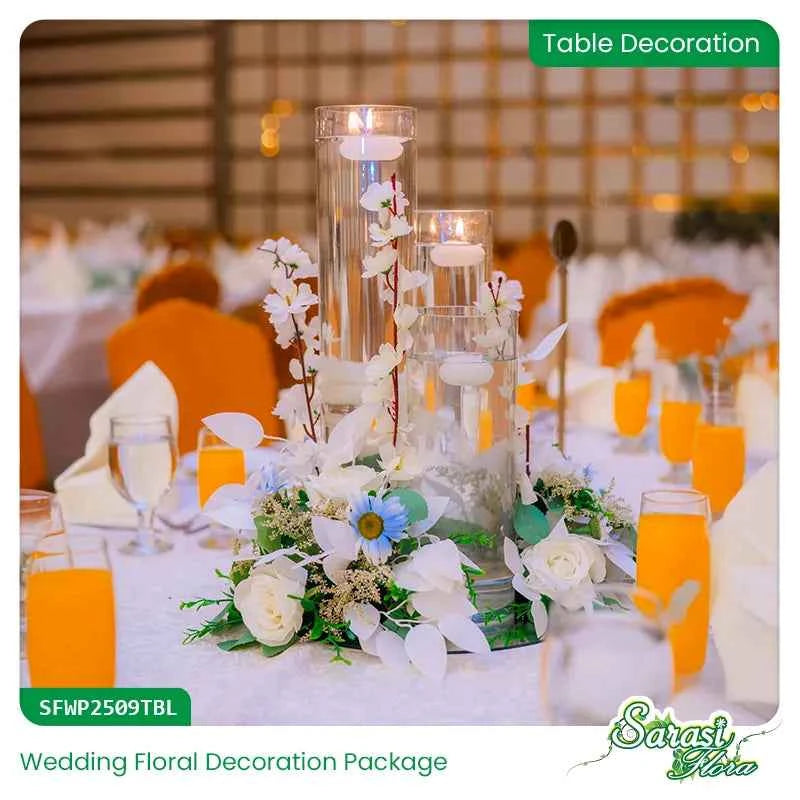 Blush Crystal Cascade Wedding Decoration Package - Complete Wedding Stage & Reception Decor Sri Lanka