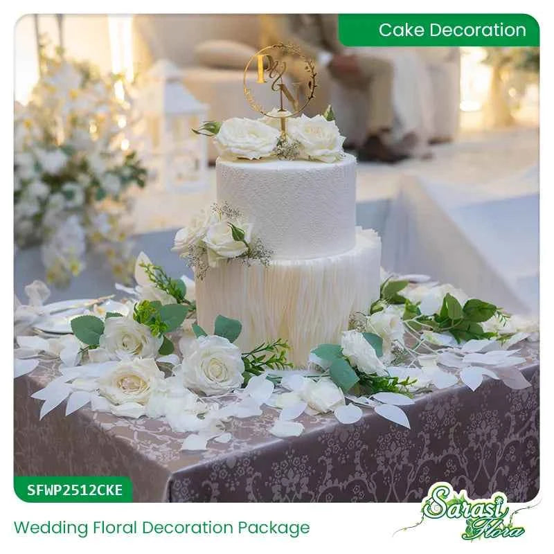 Heavenly White Opulence Wedding Decoration Package - Church & Beach Wedding Decor Sri Lanka