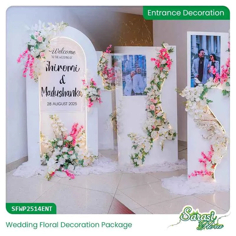 Vibrant Tropicana Bloom Wedding Decoration Package - Colorful Outdoor Wedding Decor Sri Lanka