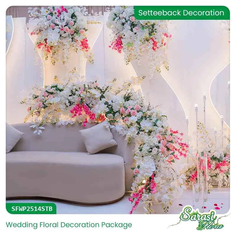 Vibrant Tropicana Bloom Wedding Decoration Package - Colorful Outdoor Wedding Decor Sri Lanka