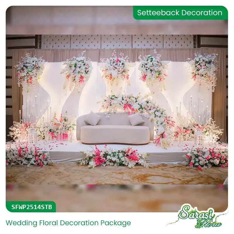 Vibrant Tropicana Bloom Wedding Decoration Package - Colorful Outdoor Wedding Decor Sri Lanka